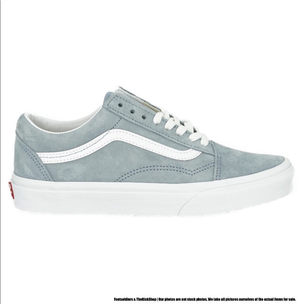 [Vans] blue pig suede old skool